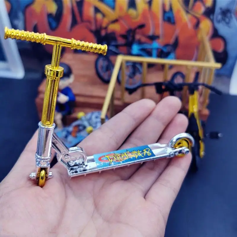 Finger Mini Plastic Scooter Small Finger BMX Bike Skateboard
