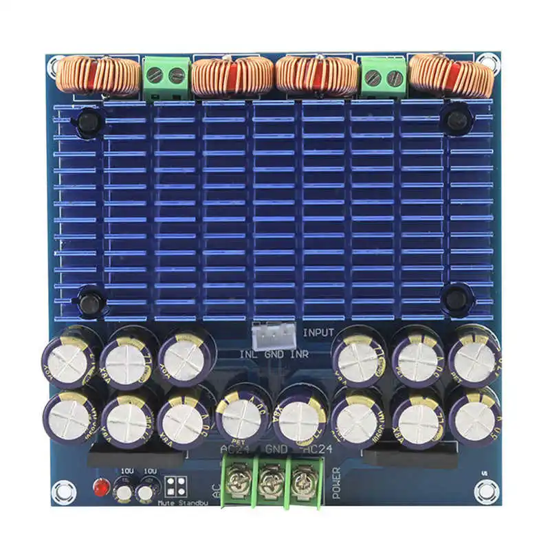 Плата усилителя мощности XH M252 TDA8954TH два чипа 420 Вт * 2|Замыкатели| |