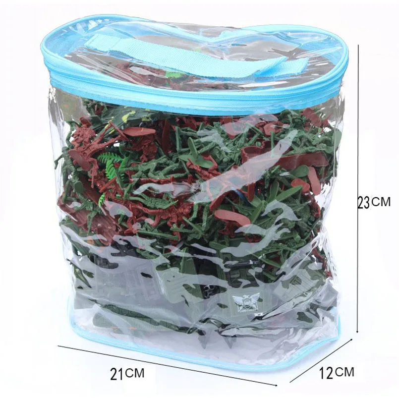 307 шт./компл. Пластиковые 4 см набор моделей военного солдата сумка для мальчиков