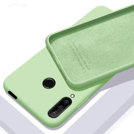 Для huawei p Smart Z чехол Мягкая накладка из жидкого силикона тонкий кожи защитный на
