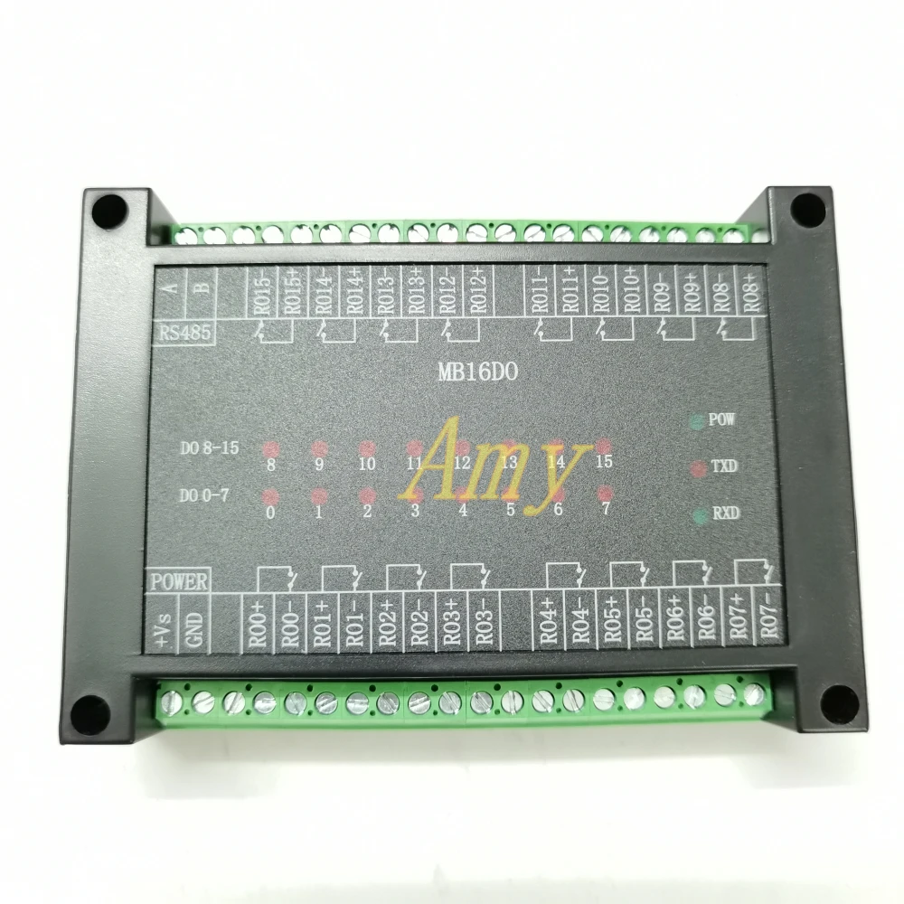 Модуль вывода переключателя 16-ходовое реле изолированный Тип RS485 MODBUS