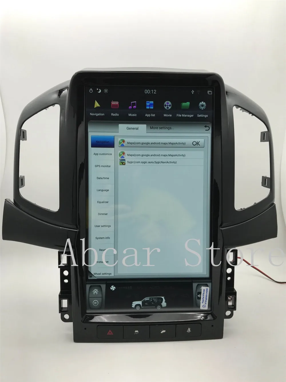 13,6 ''Tesla стиль Android 8,1 PX6 HDMI Автомобильный dvd-плеер gps навигация для Chevrolet Captiva 2012- Радио Стерео ips аудио