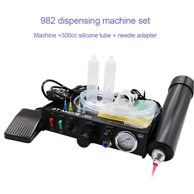 

Semi Automatic Dispenser Needle Adapter Filling Machine Manual Controller Silica Gel Automatic Glue Injection Glue Machine