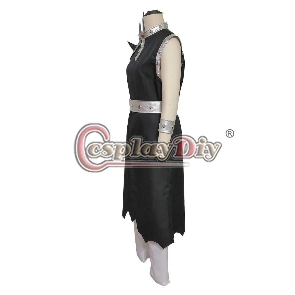 Fairy Tail Gajeel Redfox Cosply Costume Adult Uniform Black Top Pants Gloves Outfit Suit L320 | Тематическая одежда и