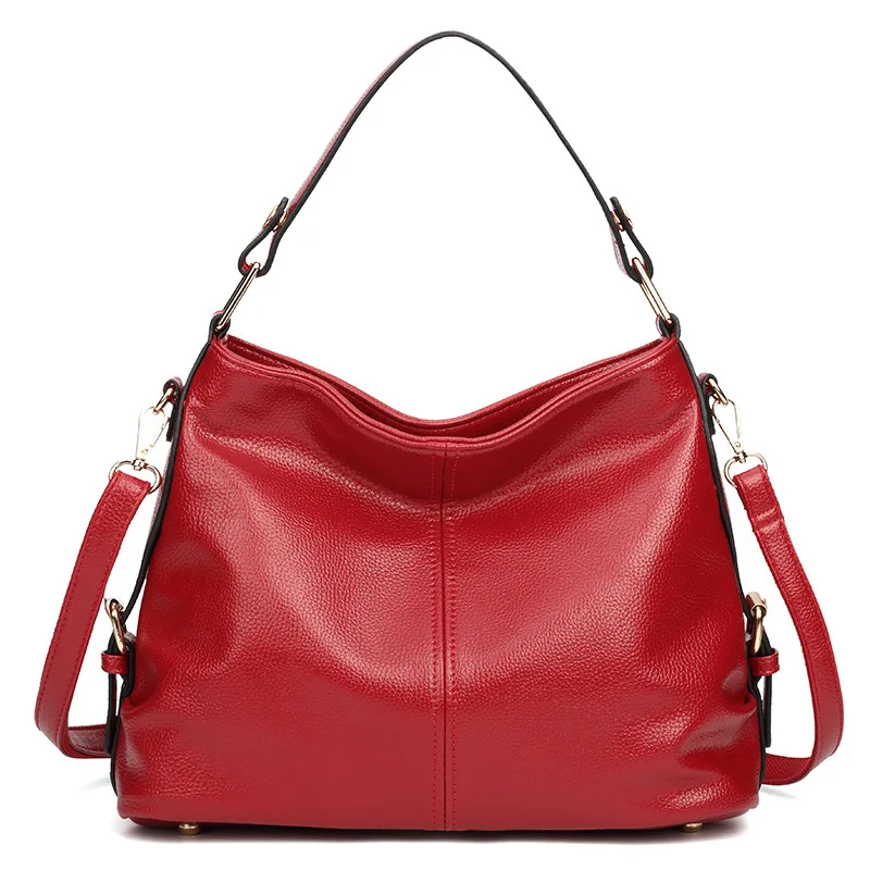 

2021bag New Lychee Pattern Female Bag Portable Single Shoulder Messenger Casual Fashion Lady Bag Female Luggage Leather Goods