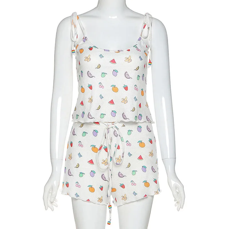 

Womens Shorts and Top Set Summer 2020 White Two Piece Sets Ladies Sexy 2 Piece Set Outfits Summer Clothes for Women Two Piece