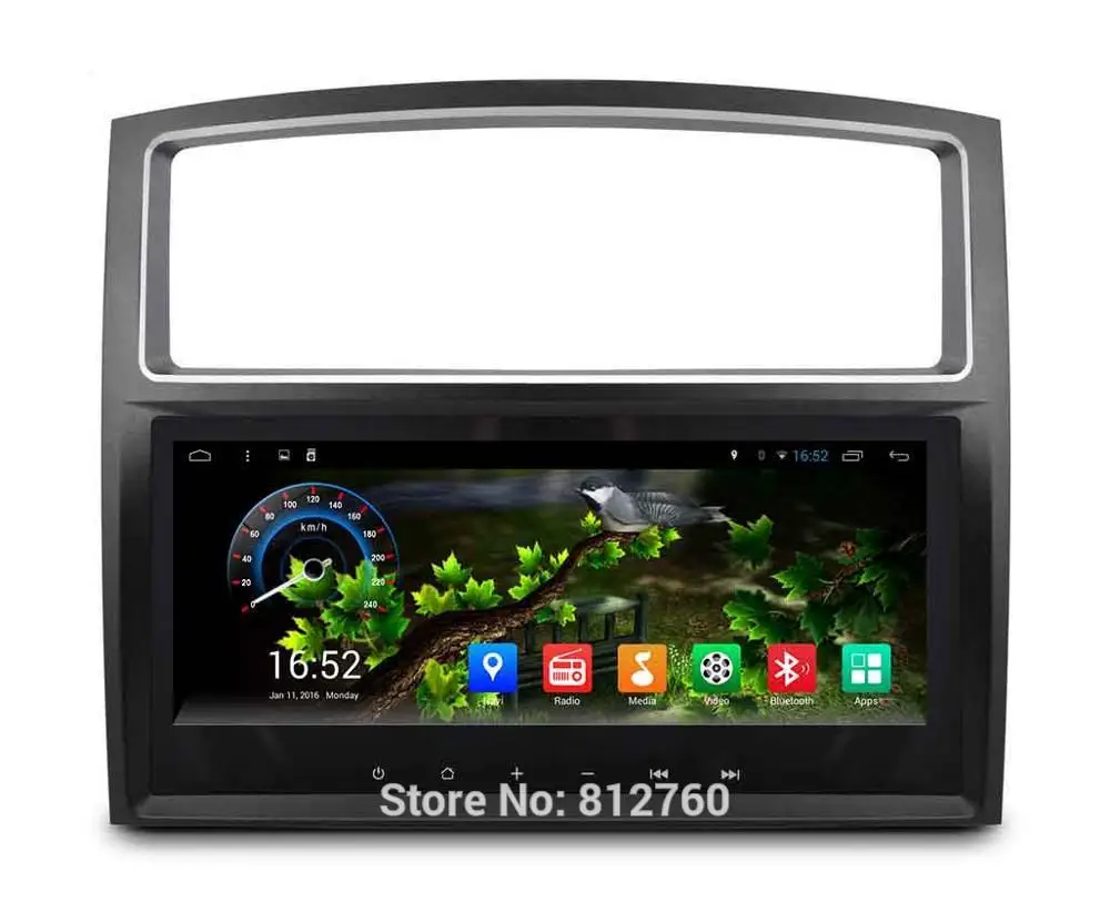 8 дюймов 1280*480 Android 6 0 четырехъядерный автомобильный DVD GPS навигация для mitsubishi Pajero