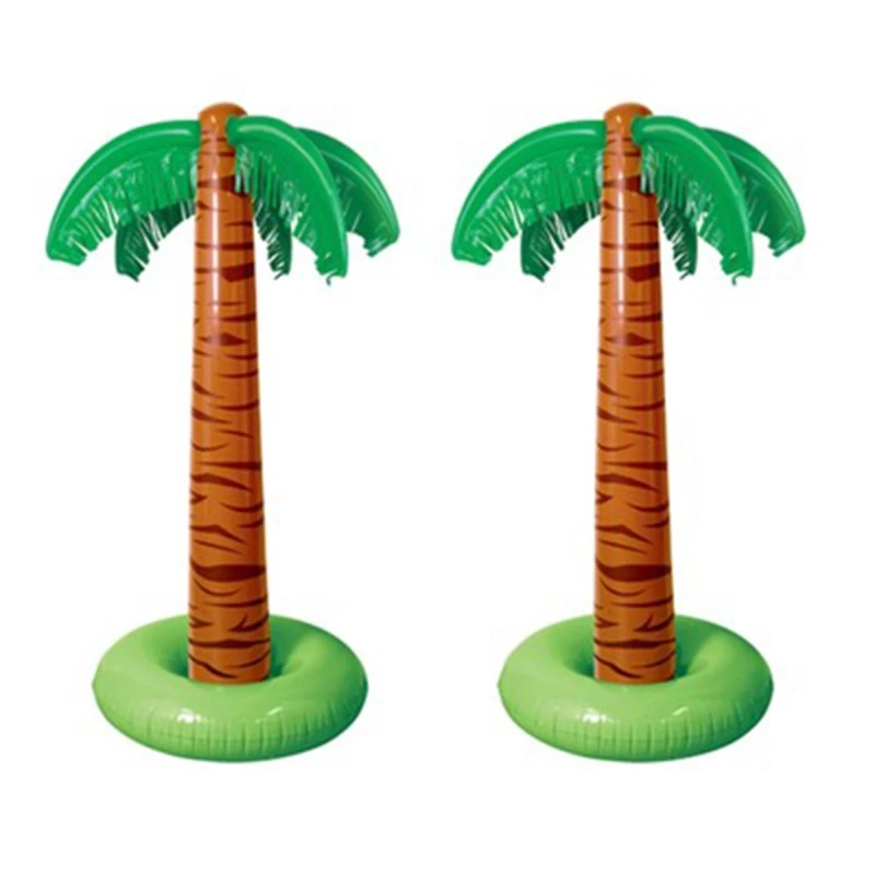 

90cm Inflatable Blow Up Hawaiian Tropical Palm Tree Beach Pool Party Decor Toy Supplies