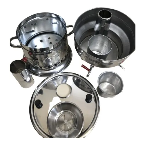 

zdemir Woody Urn 7 L Double Tap Chrome Urn Coal