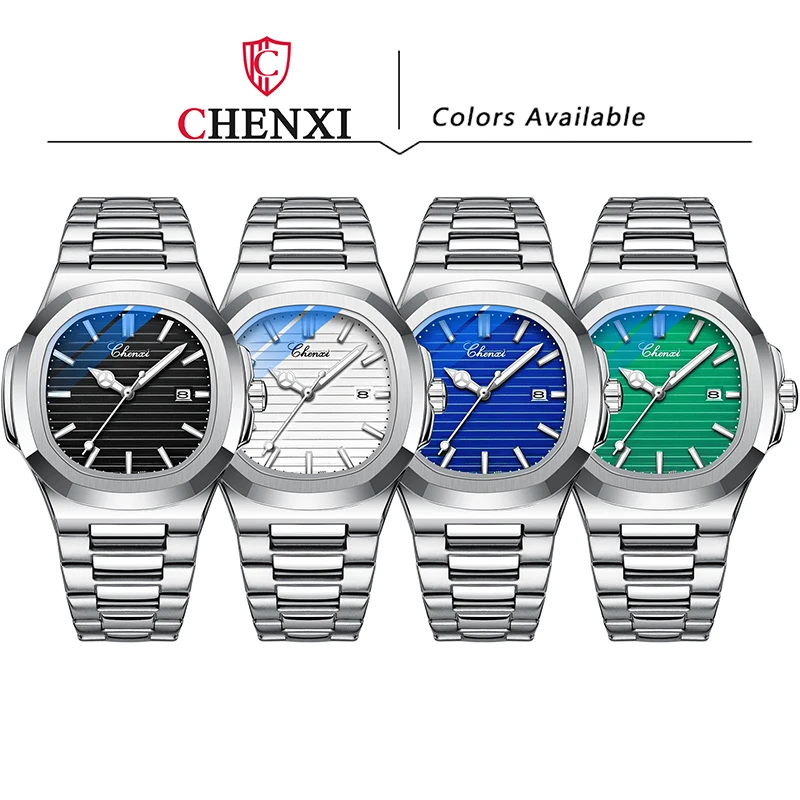 Часы наручные мужские кварцевые из нержавеющей стали модные классические