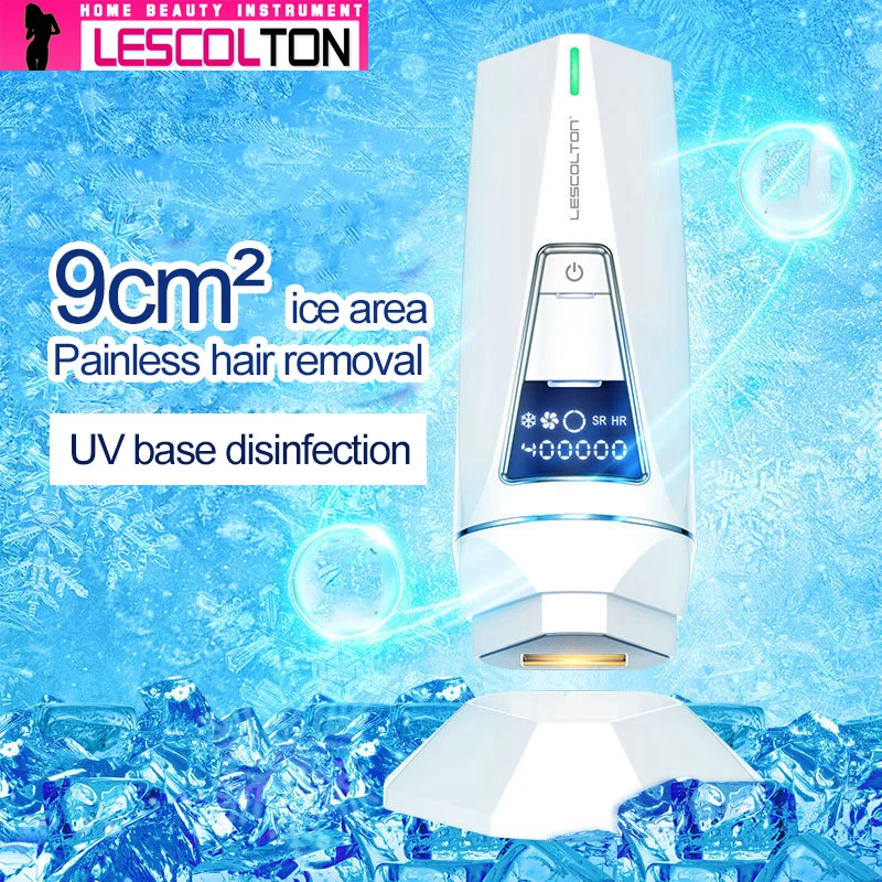

Инструмент для удаления волос Lescolton T015C Ice Cool IPL, профессиональный триммер для бикини, устройство для удаления волос на лице и теле, фотоэпилятор