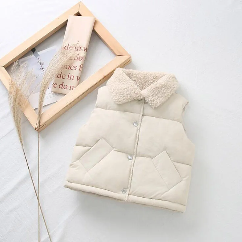 Spemonope/Новинка 2019 года сезон осень-зима Модный жилет с воротником ягненка верхняя