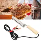 Электрический Нож для укупорки меда, скребок для меда, инструмент для пчеловодства, вилка 12 В