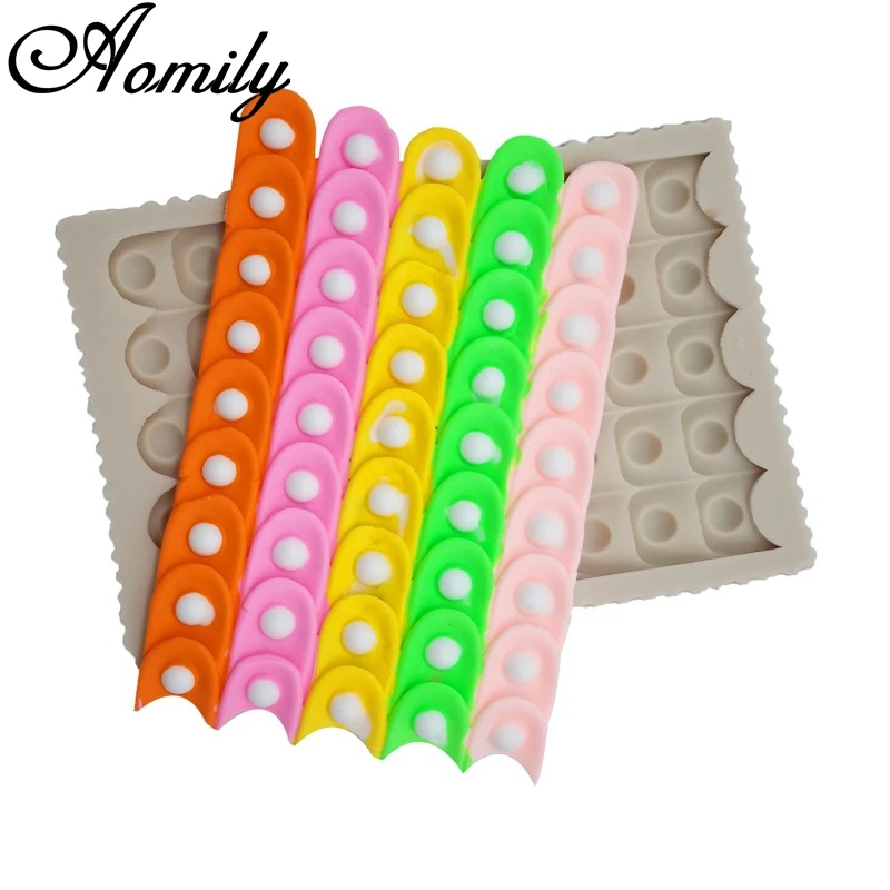Aomily Радужный торт объемный помадка плесень свадебный силиконовый красивый мусс