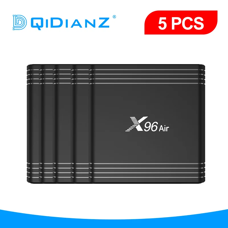 Android 9 0 X96air 5 шт. Smart TV Box Amlogic S905X3 2 4G & 5G двухъядерный процессор Wi Fi x96 4K Youtube Google Play Media