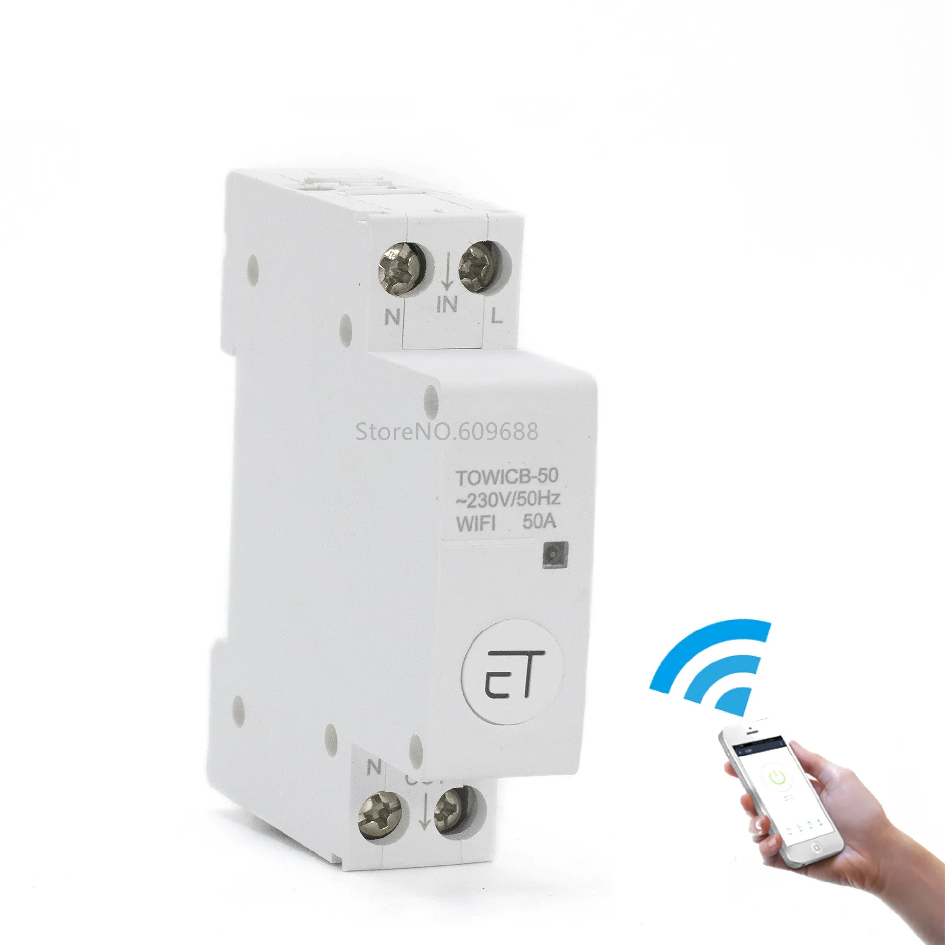 16 А 50 А 230 В eWeLink APP WiFi мини-автоматический выключатель Реле 18 мм Din-рейка главный переключатель дистанционное управление