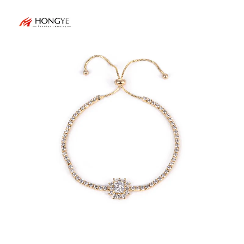 

HONGYE Super Exquisite Silver Zircon Star Jewelry Bracelet For Woman Unusual Minimalist Romantic Girl
