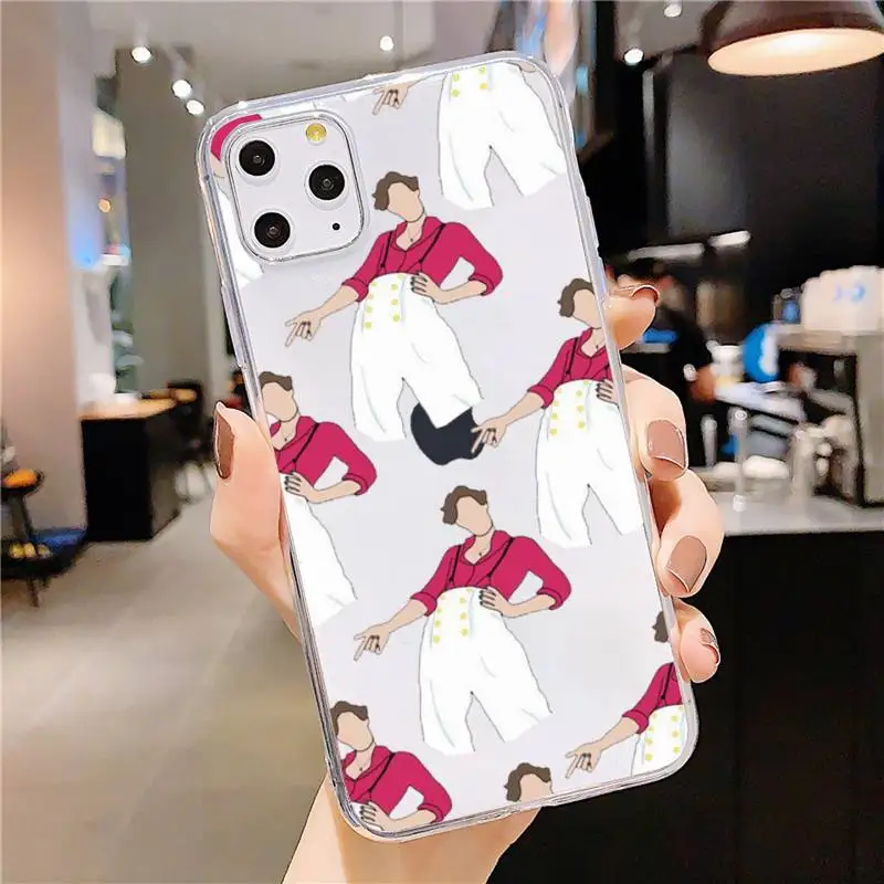 

Harry Styles Love On Tour 2020 Fine Line Phone Case Transparent for iPhone 11 12 8 7 Plus X XR mini pro XS MAX
