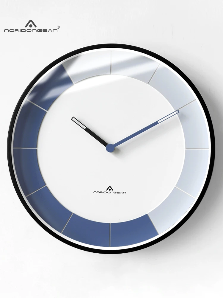 Nordic Metal Wall Clock Office Round Simple Living Room Modern Silent Reloj De Pared Moderno DE50WCYY | Дом и сад