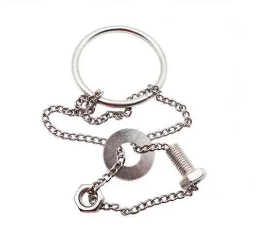 

2020 New Boutique IQ Metal Brain teaser Puzzle Baffling String Puzzles Game for Adults Kids