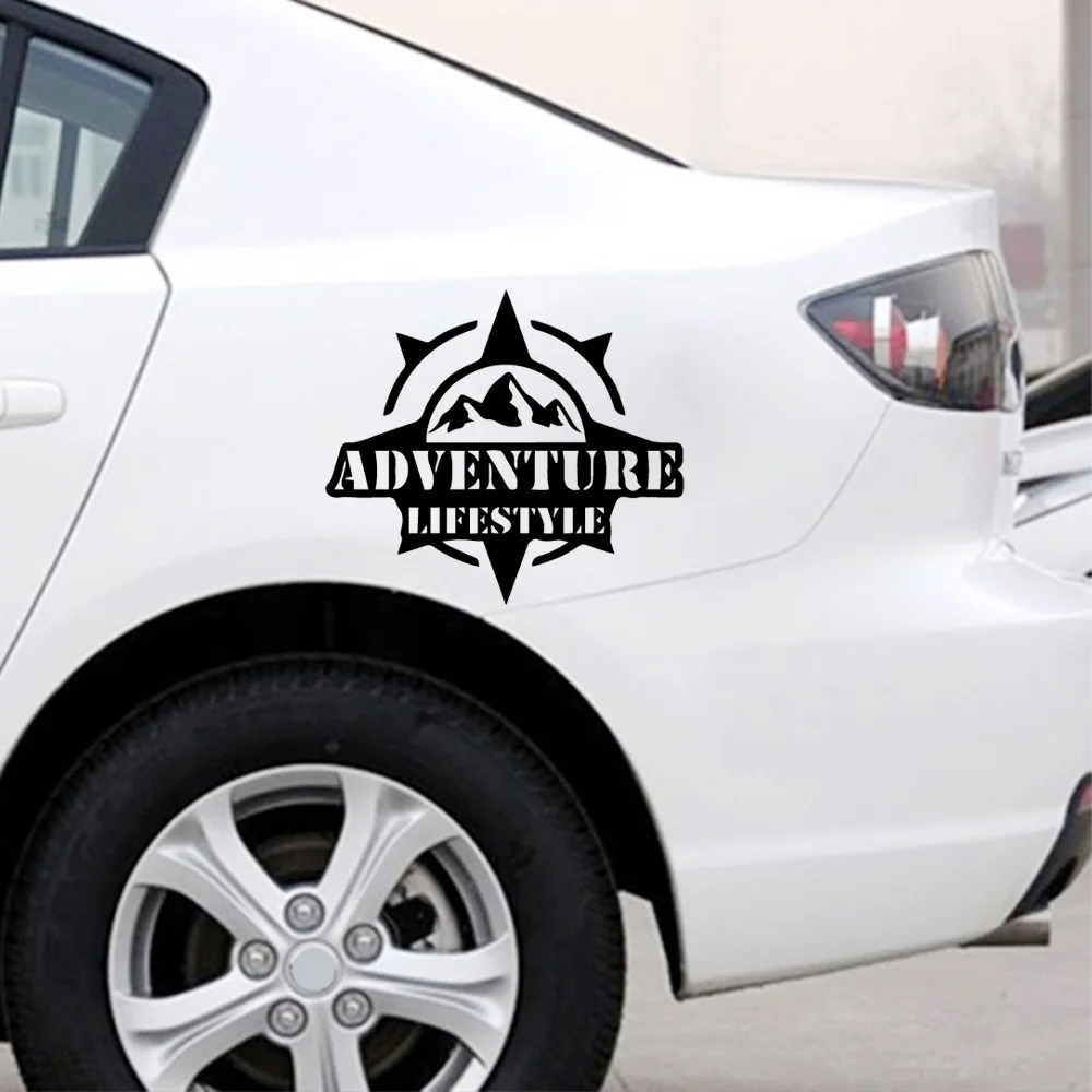 

Free shipping Mountain Stickers For Cars Creative Vinyl Sticker On Car Stickers And Decals Window Sticker Car-Styling Decal