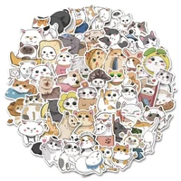 103050pcs animal cat stickers aesthetic diy laptop phone luggage scrapbooking diary cartoon cute decal sticker for kid toy