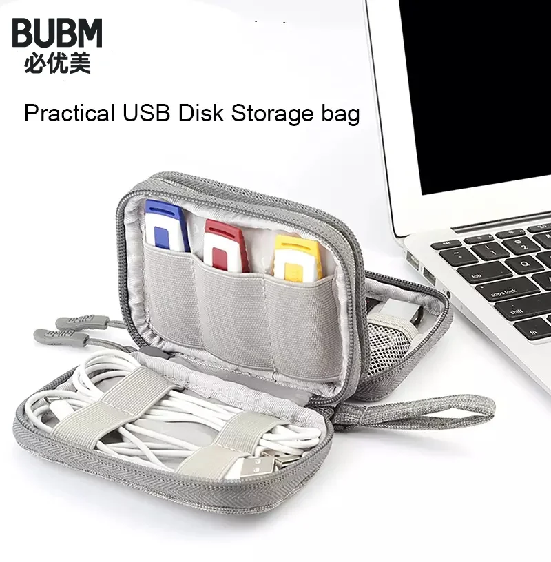 BUBM USB флеш накопитель чехол для цифрового гаджета кабель наушников u диск