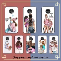 super mom baby girl fashion phone case for xiaomi redmi note8a 7 5 note8pro 8t 9pro note6pro funda