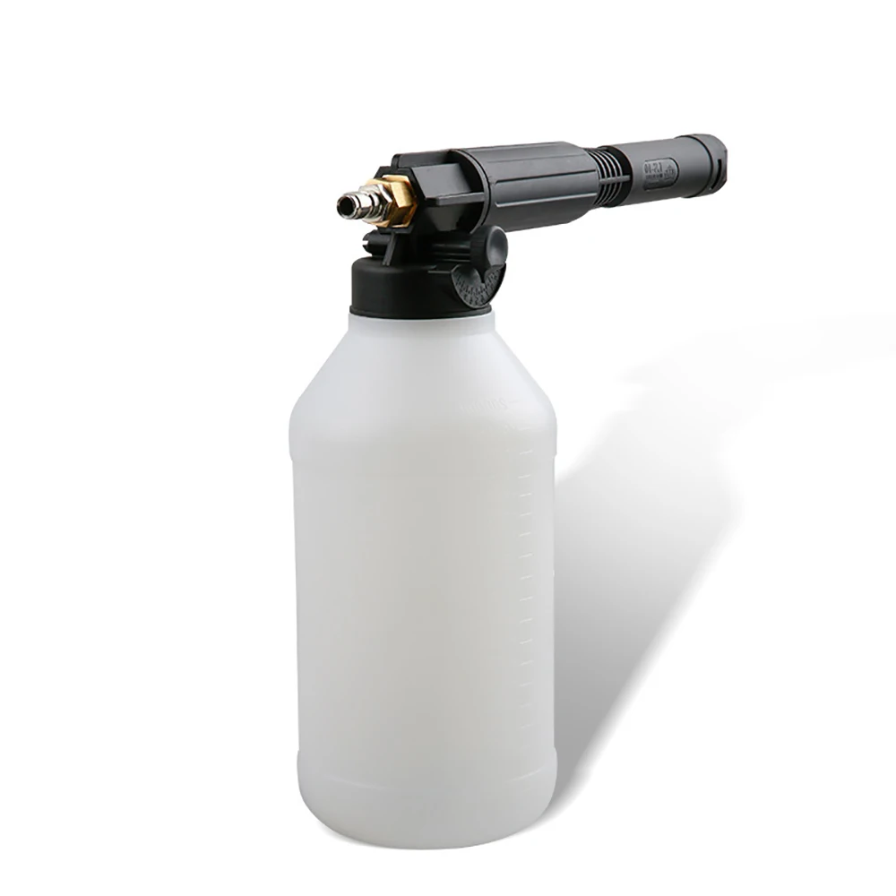 

High Pressure Water Gun Foam PA Pot Car Washing Machine Spray Can Nozzle Quick Connect Fan-shaped Foaming Device 2L Large Capaci
