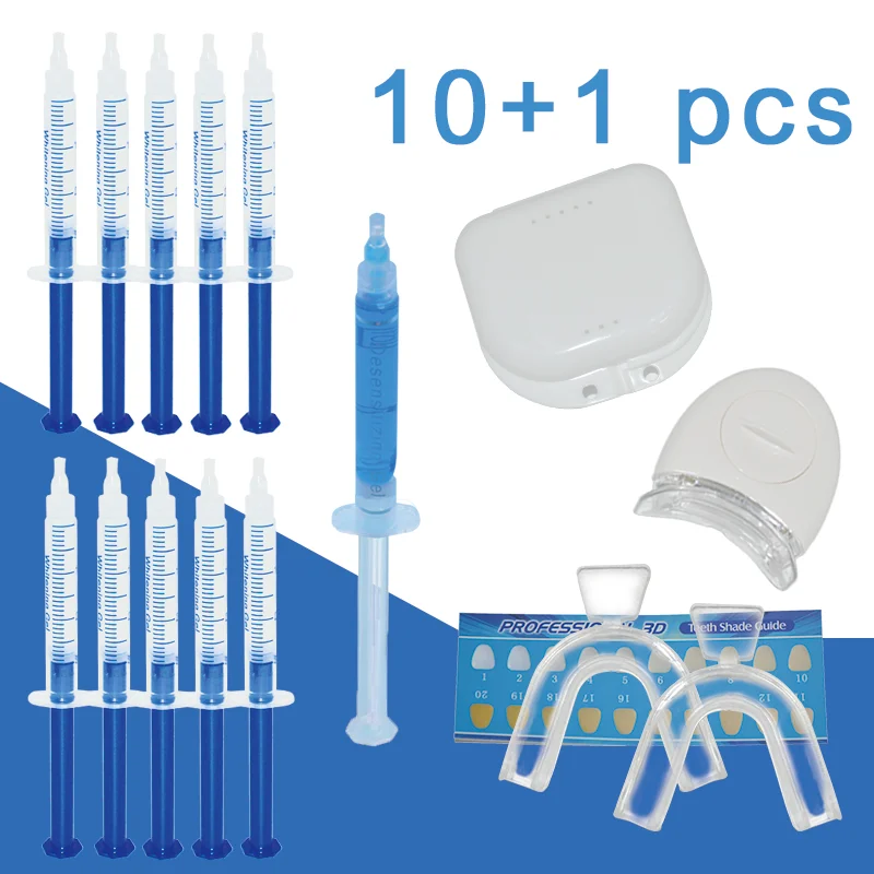 

20/10/pcs Dentist Teeth Whitening 44% Peroxide Dental Bleaching System Oral Gel Kit Tooth Whitener Dental Tools