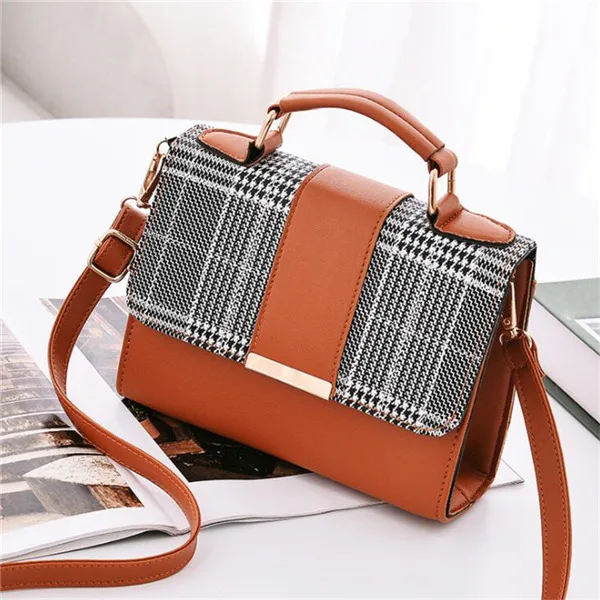

Retro Women Handbag Ladies Crossbody Messenger Bags High Quality PU Leather Female Flap Shoulder Bag 2021 New Arrival