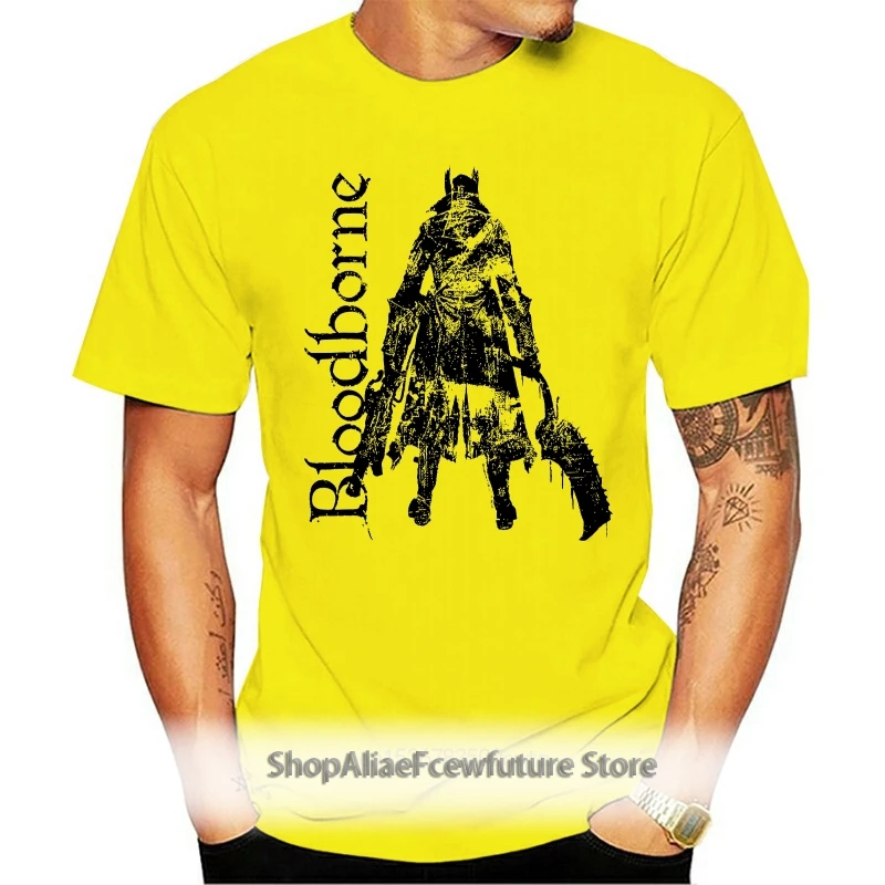 

Men Funny T Shirt Fashion Tshirt Bloodborne The Hunter Version Women t-shirt