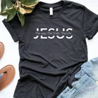 Женские футболки с христианским принтом, хлопковые футболки с религиозным рисунком, Пасхальная одежда, женские мотивационные топы, размера плюс