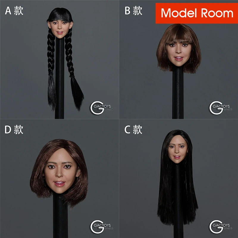 

GACTOYS GC038 1/6 Female Tongue Out Head Sculpt Carving Model Fit 12'' TBL PH JO Suntan Action Figure Body Dolls