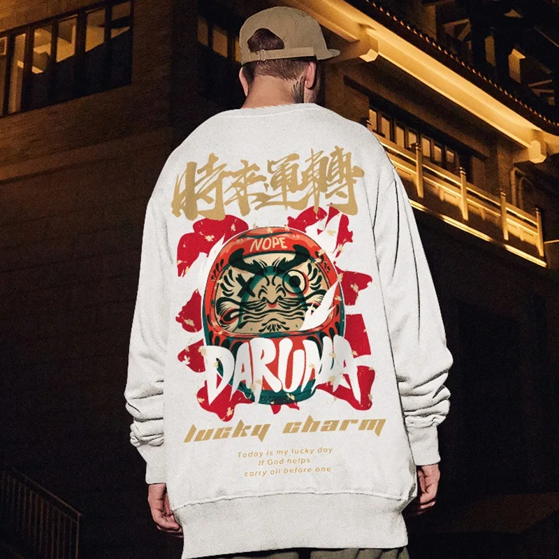 

Men'S Hoodies Sweatshirts For Men Harajuku Japanese Streetwear Sweatshirt With Hood Hip Hop Clothing With Print Outwear FF2022