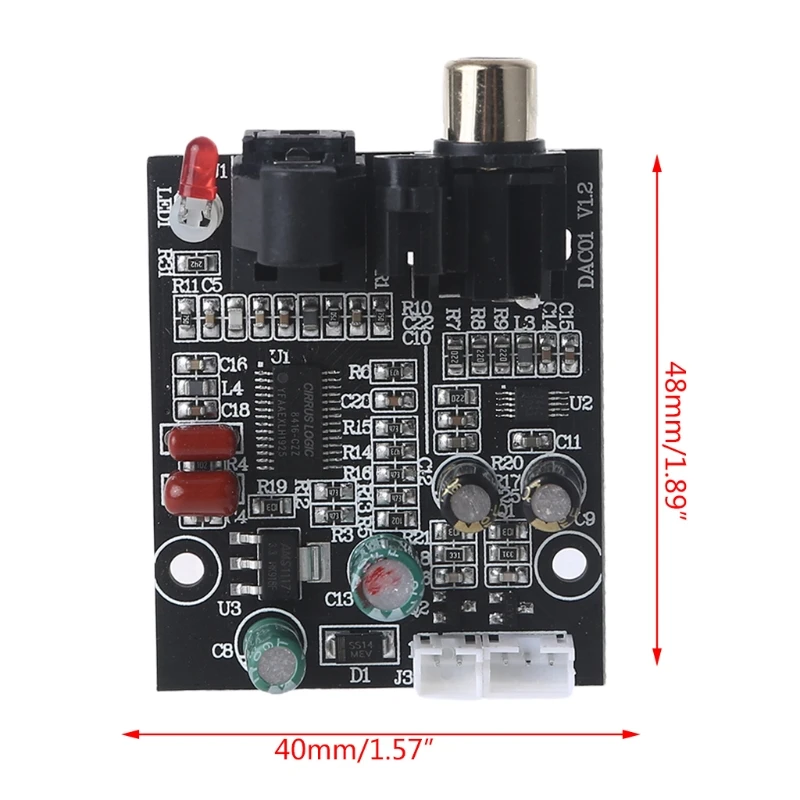 DIY DAC цифровой декодер 24 бит 192 кГц Оптическое волокно CS8416 CS4344 коаксиальный сигнал