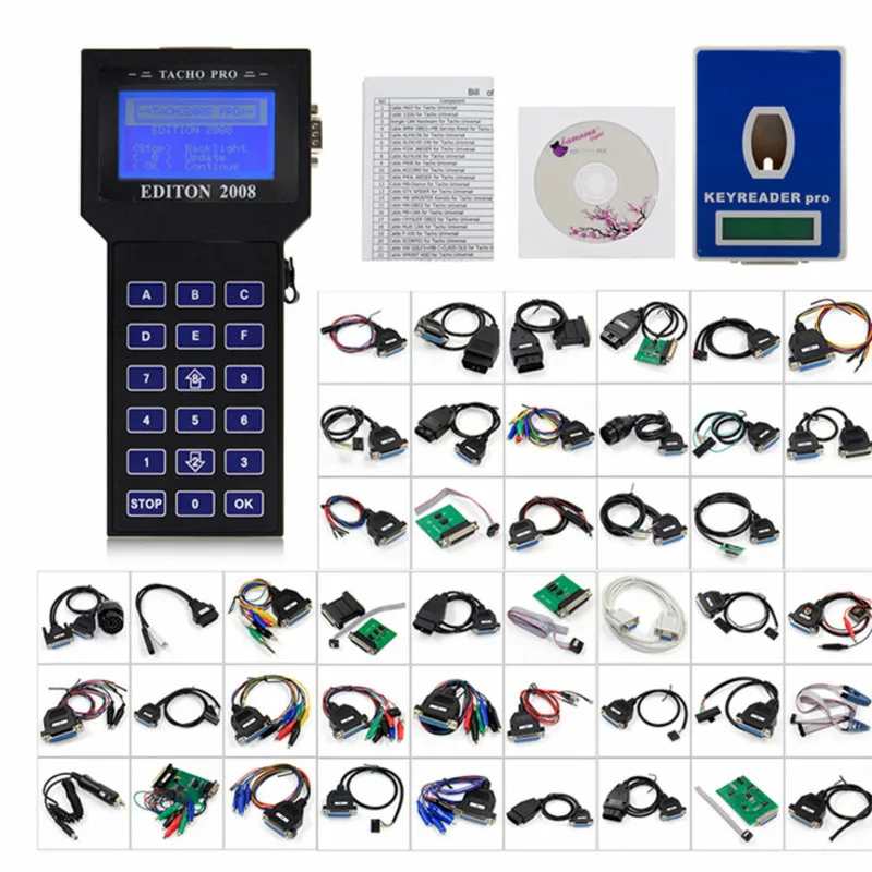 2019 Tacho Pro 2008 разблокировка основного устройства Регулировка пробега полный