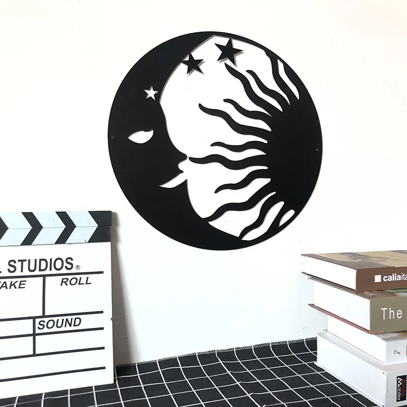 

Moon and Sun metal wall art, metal wall logo, metal wall hanging, Celtic wall art, symbol wall art, symbol wall logo