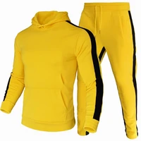 men run tracksuit pants jogging suit 2 pcs tracksuit autumn winter outfits sportswear running sweatsuit loose fit clothes male