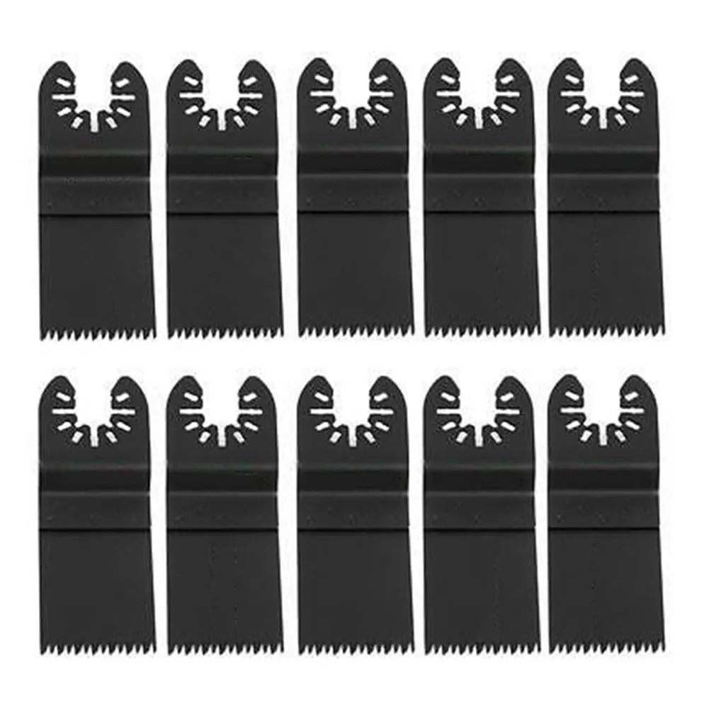 

10pc Universal Oscillating Multitool Saw Blade 1.37in Quick-release Bi-metal Parkside Wood Cutter Corded Cordless Tools Metal