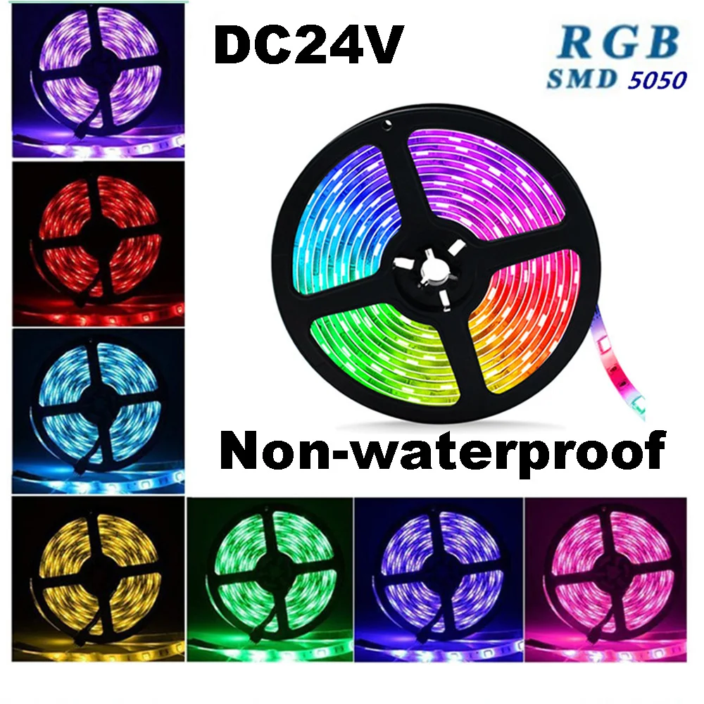 DIY LED U-HOME Рождественская лампа 5 м/катушка 300 светодиодов DC12V SMD5050 60 светодиодов/м