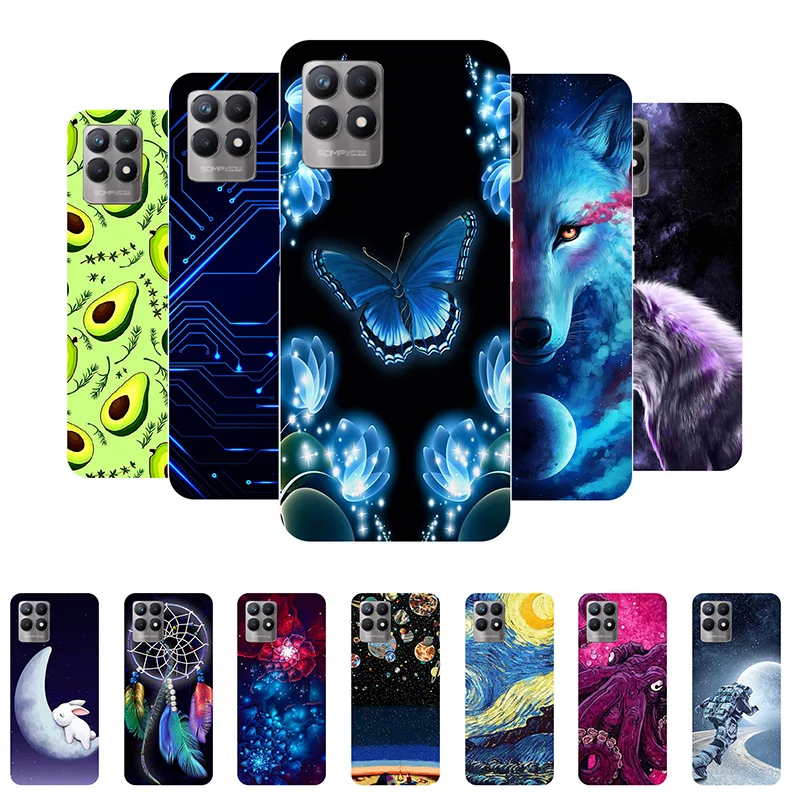 

For Realme 8i 8S Case Cartoon Silicone Soft Back Cover Case For Realme 8 Pro Phone Cover for Realme 8 5G 4G Bumper Realme8i 8 i