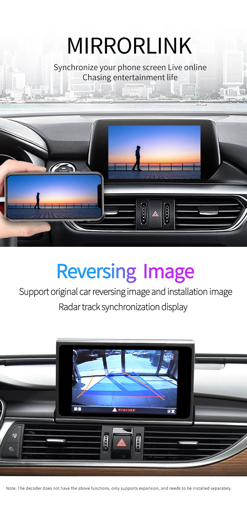 Carlinkit беспроводной/проводной USB Apple CarPlay для Audi 2009- A4 A5 Q5 S5 Non-MMI активированный Carplay и Android Авто модифицированный комплект