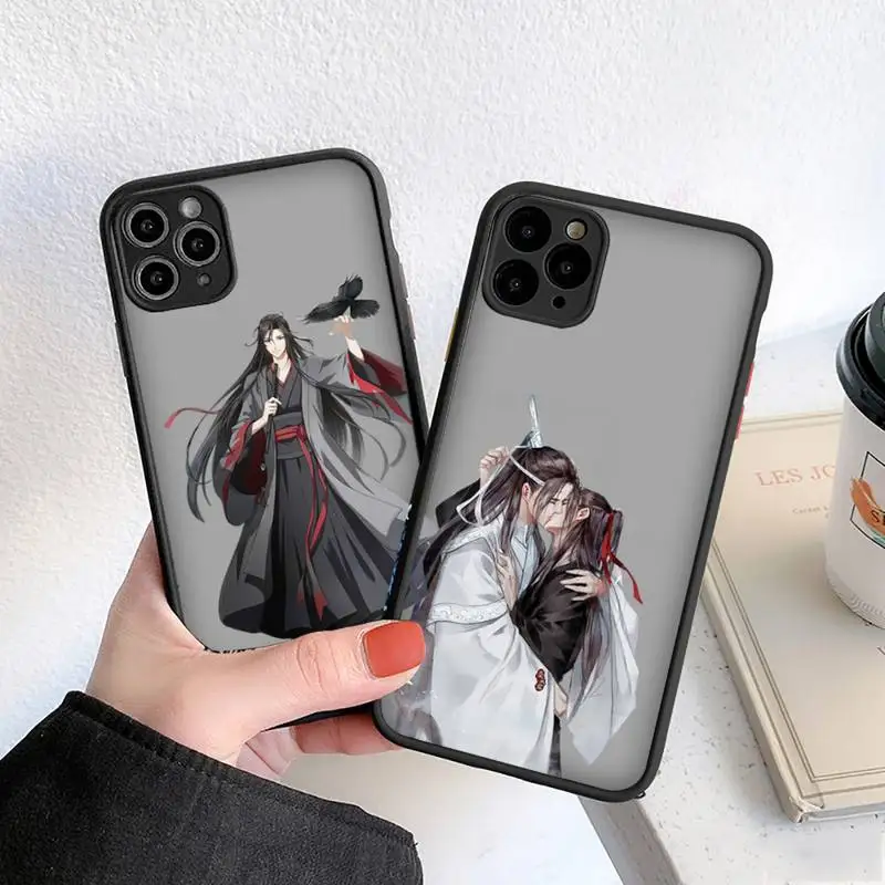 

mo dao zu shi chinese style anime Phone Case matte transparent For iphone 7 8 11 12 plus mini x xs xr pro max cover
