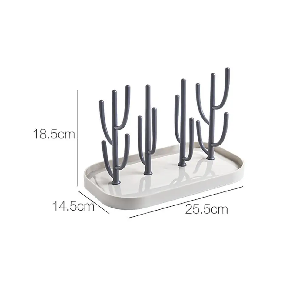 1 шт. пластиковая подставка в форме дерева для хранения бутылочек кормления