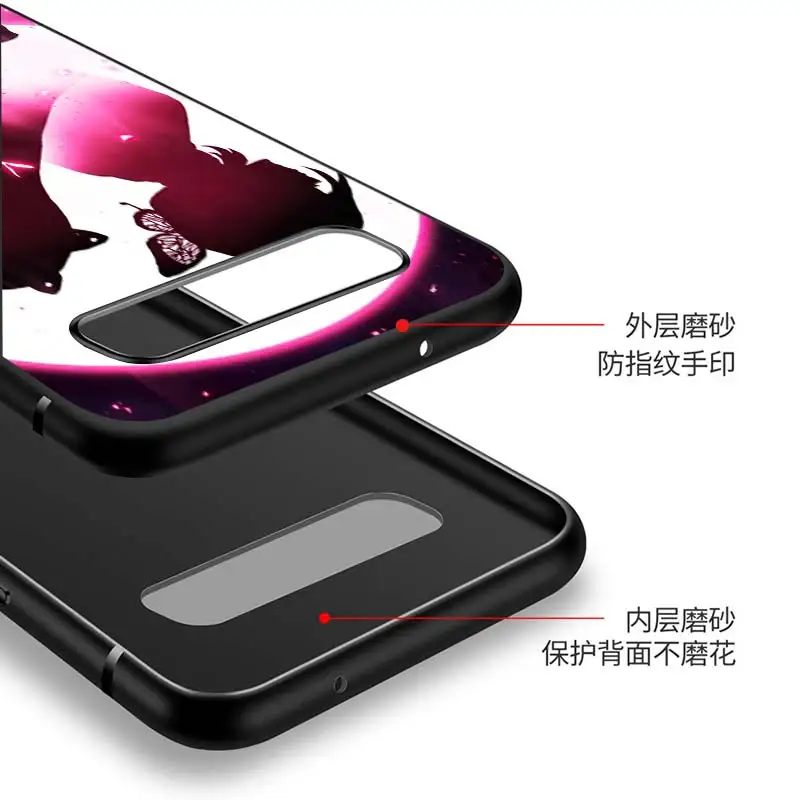 

Demon Slayer Cool for Samsung Galaxy Note 20 S20 FE Lite Ultra 10 9 8 Pro S10E S10 5G S9 S8 S7 S6 Plus Black Phone Case