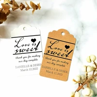 jd43 100 pcs 35x62mm white label products custom thanks for showering hang tags for handmade items personalized name tag