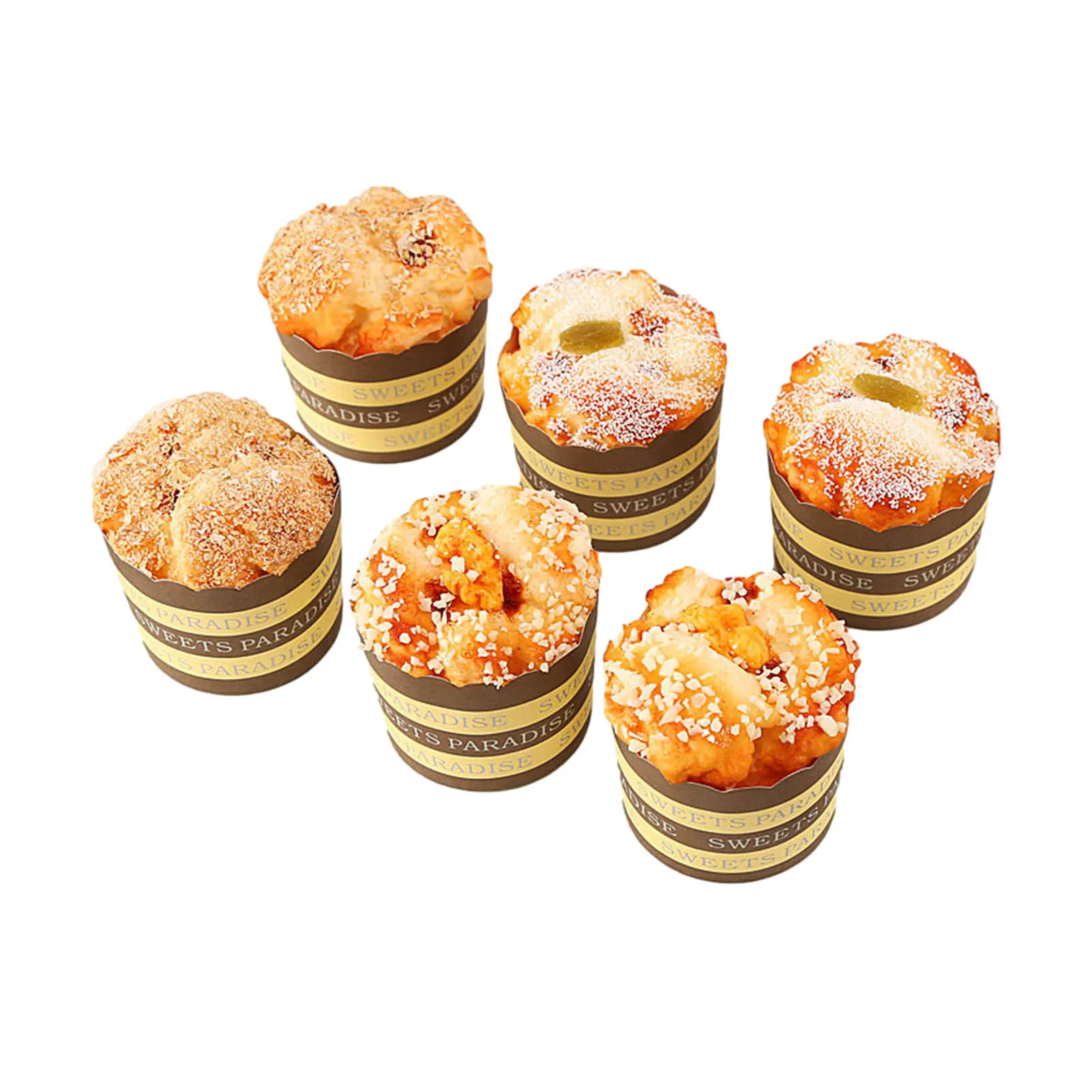 

Имитация детской реалистичной и забавной смешанной кухонной еды, игрушечные украшения, 6 украшений для дома, реквизит для фотосъемки