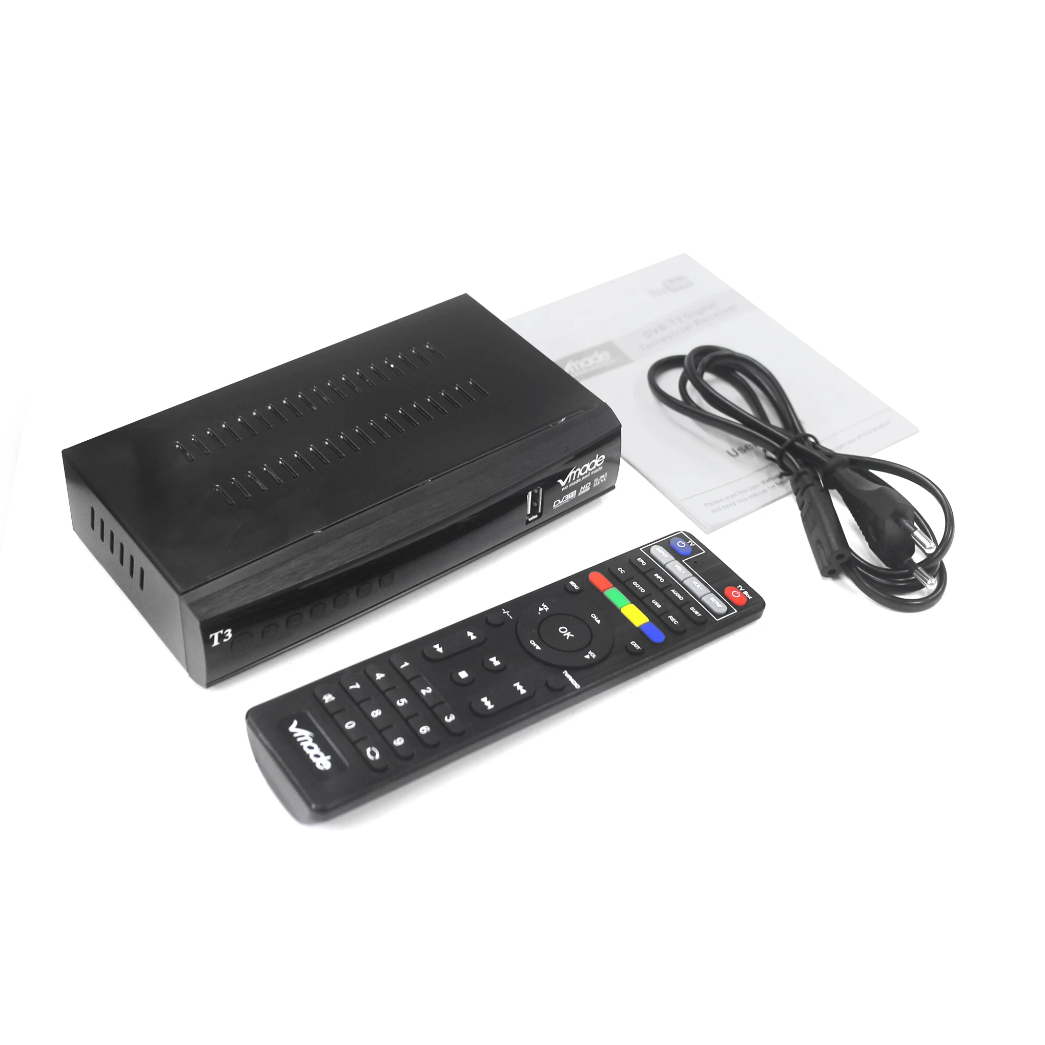 DVB T2 наземный ТВ гнев тюнер HD 1080P приемник телеприставка H.265 MPEG4 поддержка youtube AC 3 с