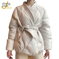 korean style winter spring jacket coat women solid female coat loose long casual womens parka streetwear